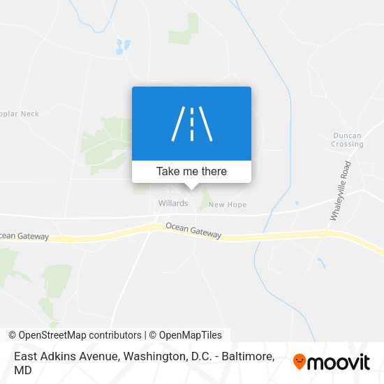 Mapa de East Adkins Avenue