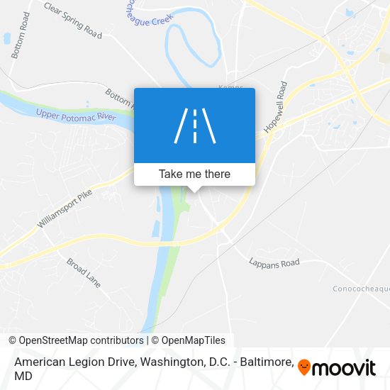 American Legion Drive map