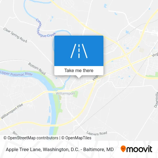 Apple Tree Lane map