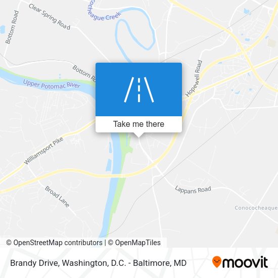 Brandy Drive map