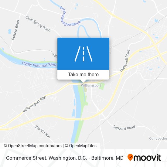 Commerce Street map