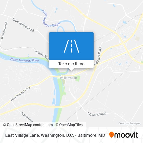 Mapa de East Village Lane