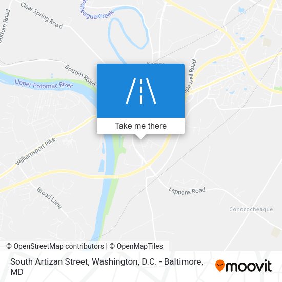 Mapa de South Artizan Street
