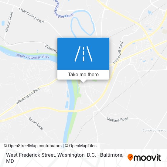 Mapa de West Frederick Street