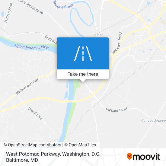 Mapa de West Potomac Parkway