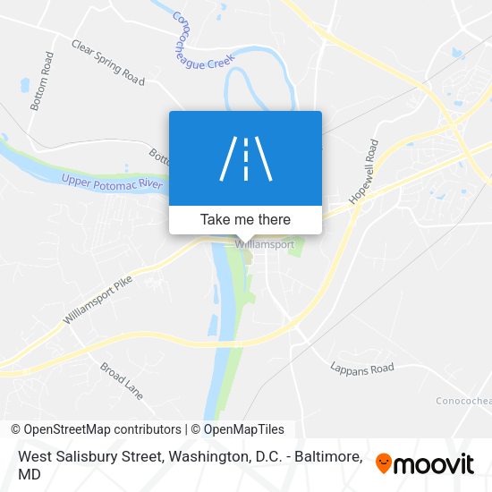 Mapa de West Salisbury Street