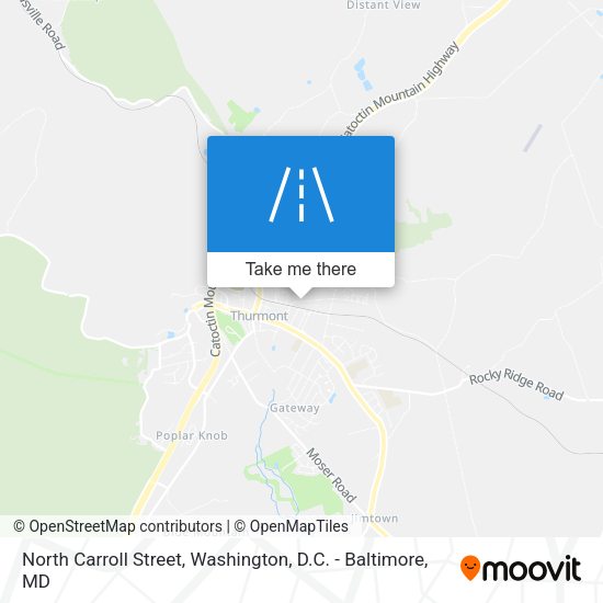 Mapa de North Carroll Street