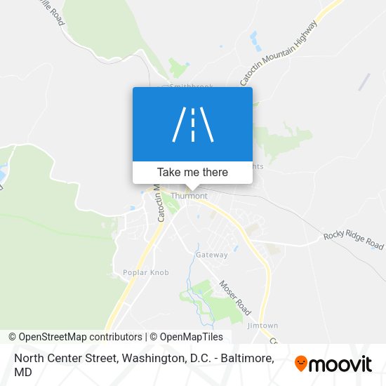 Mapa de North Center Street