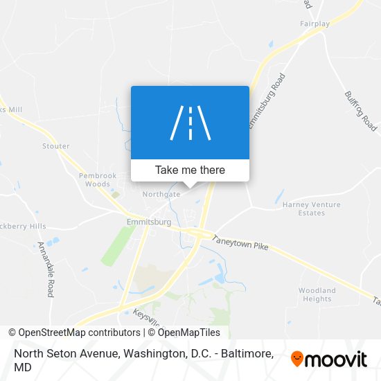 Mapa de North Seton Avenue