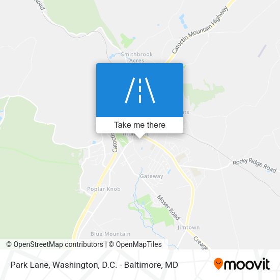 Park Lane map