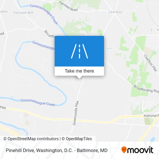 Pinehill Drive map