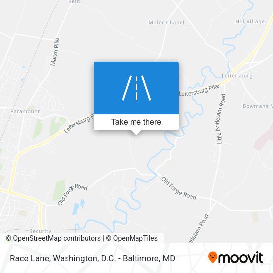 Race Lane map
