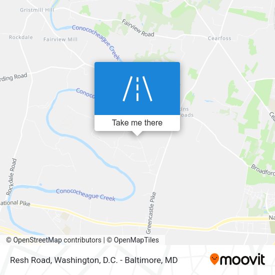Mapa de Resh Road