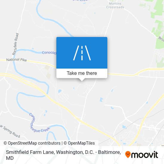 Smithfield Farm Lane map