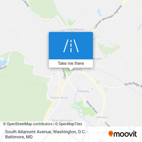 South Altamont Avenue map
