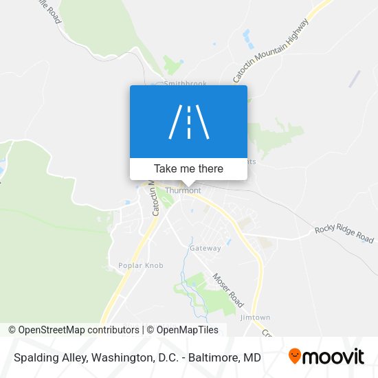 Spalding Alley map
