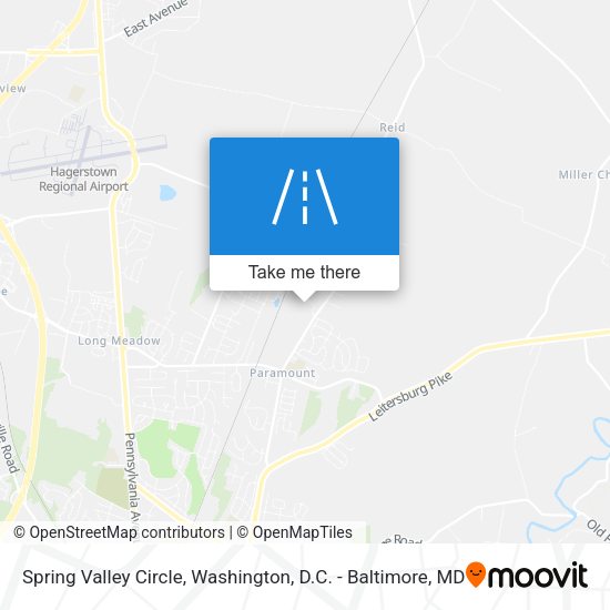 Mapa de Spring Valley Circle