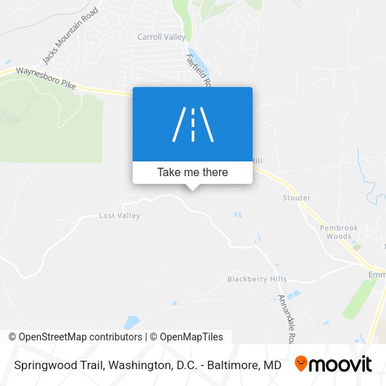 Mapa de Springwood Trail