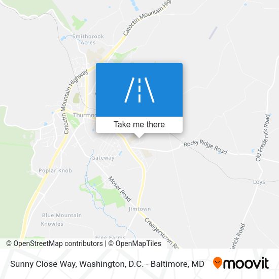 Mapa de Sunny Close Way