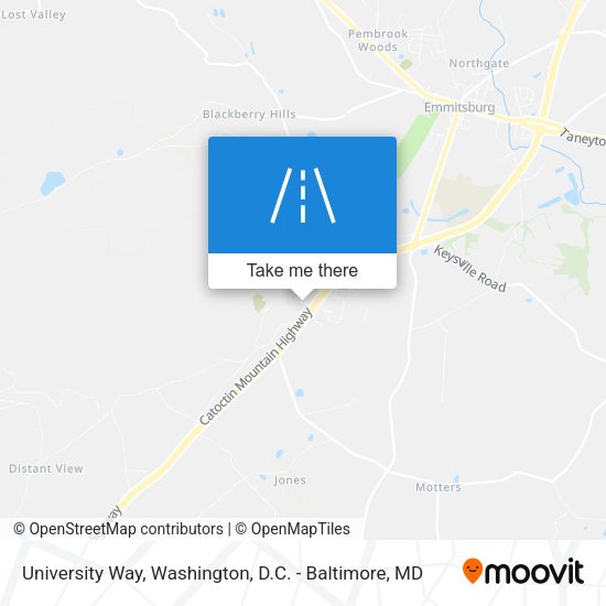 Mapa de University Way