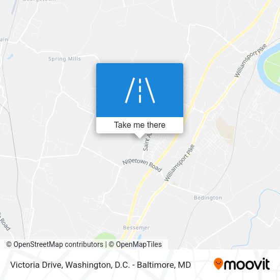 Victoria Drive map