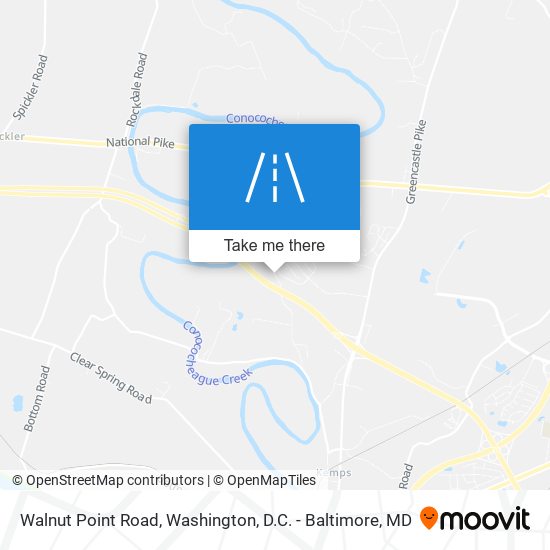 Mapa de Walnut Point Road