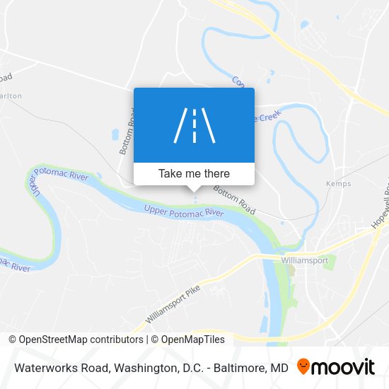 Mapa de Waterworks Road