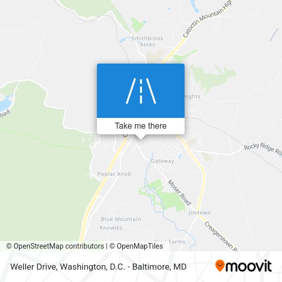 Weller Drive map