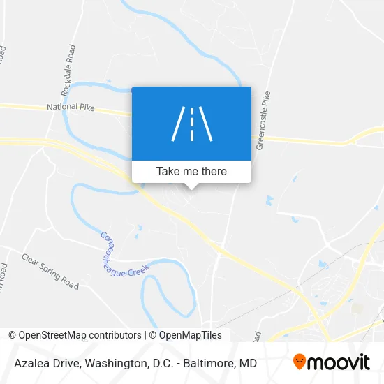 Azalea Drive map