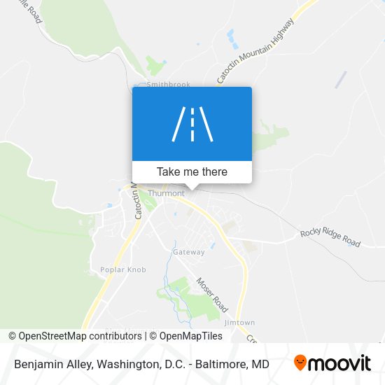 Benjamin Alley map
