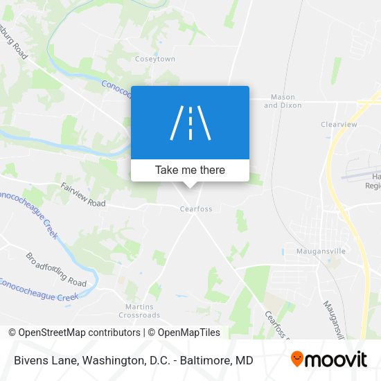 Bivens Lane map