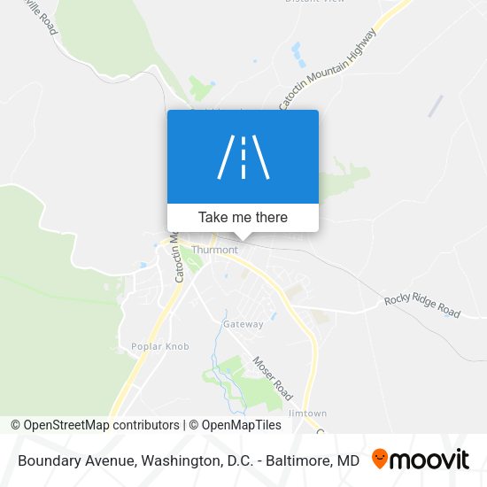 Mapa de Boundary Avenue