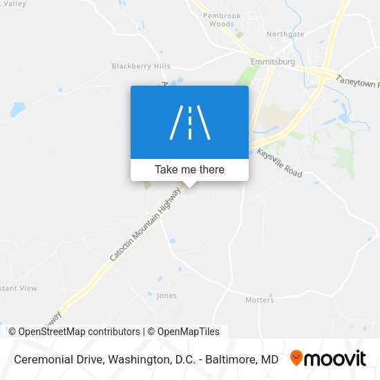 Ceremonial Drive map