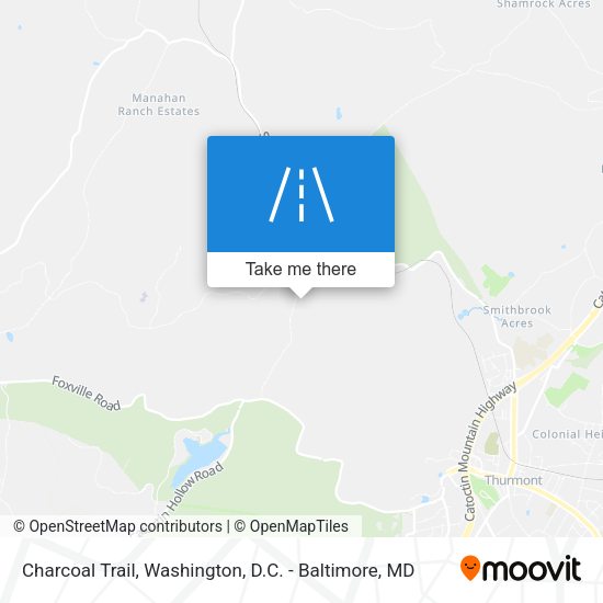 Mapa de Charcoal Trail