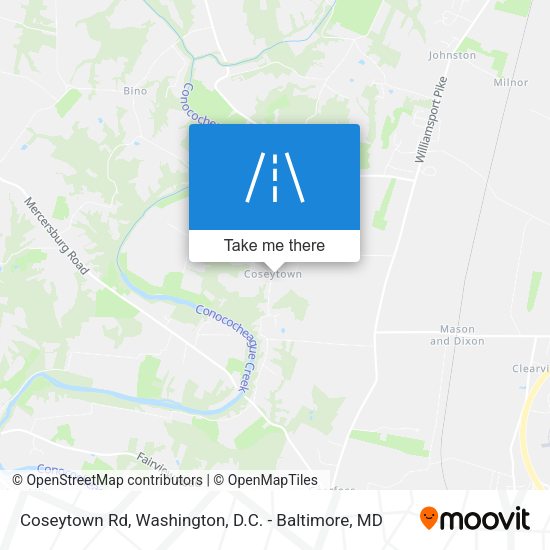 Mapa de Coseytown Rd