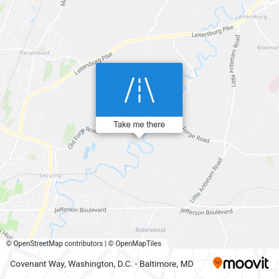 Covenant Way map