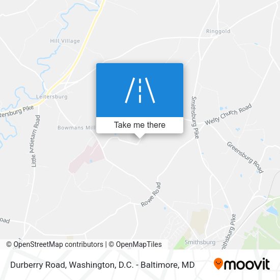 Durberry Road map