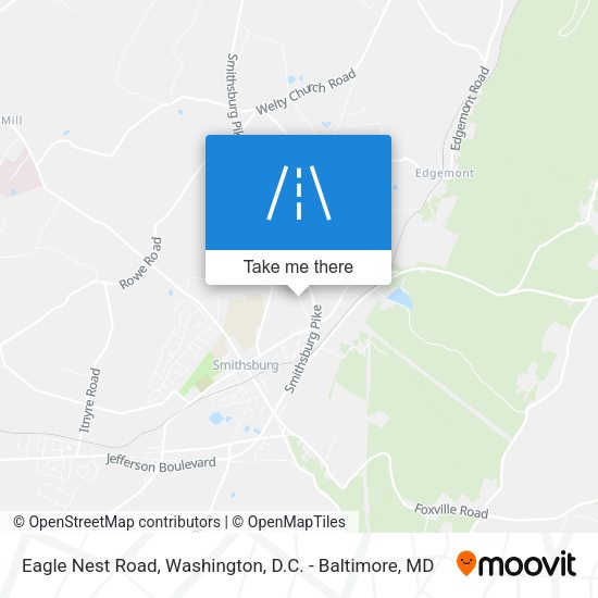 Mapa de Eagle Nest Road