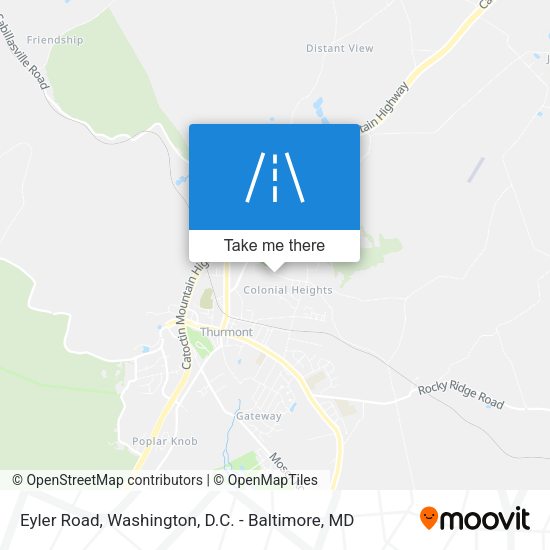 Mapa de Eyler Road
