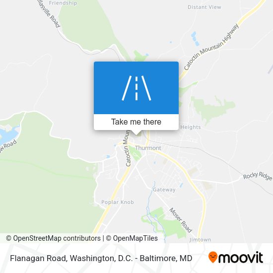 Flanagan Road map