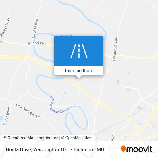 Hosta Drive map