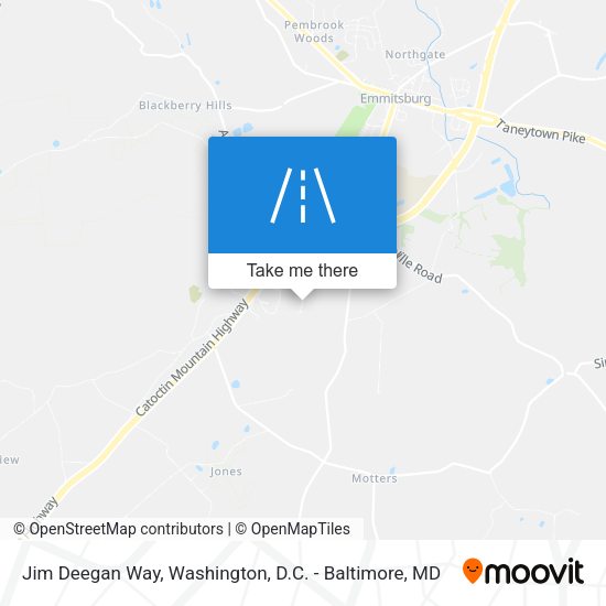 Jim Deegan Way map