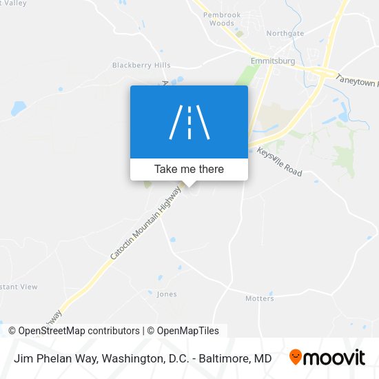 Jim Phelan Way map