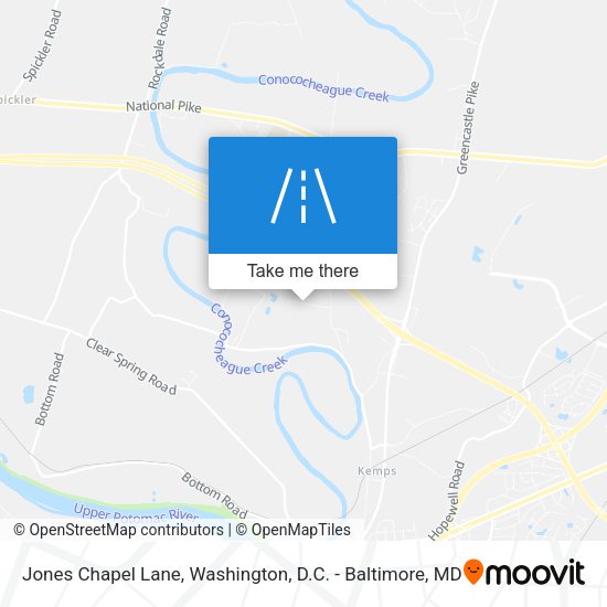 Mapa de Jones Chapel Lane