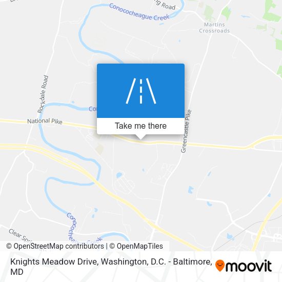 Knights Meadow Drive map