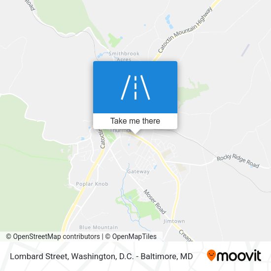 Lombard Street map