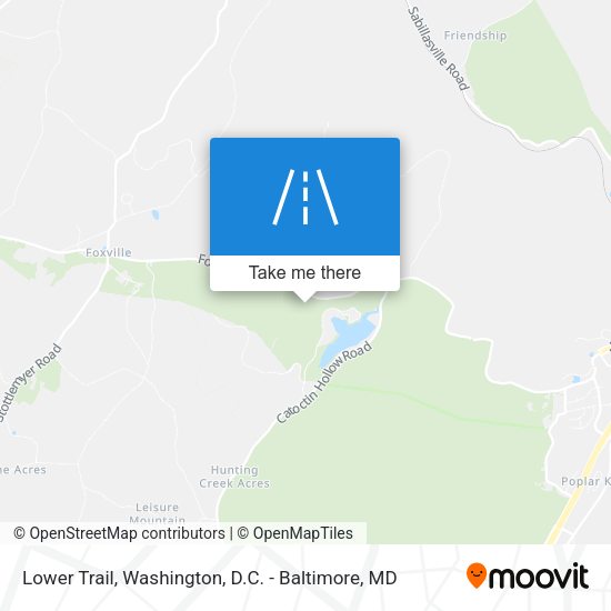 Lower Trail map