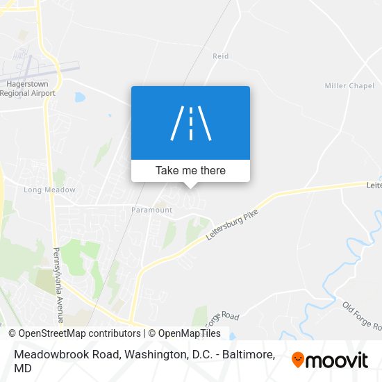 Meadowbrook Road map