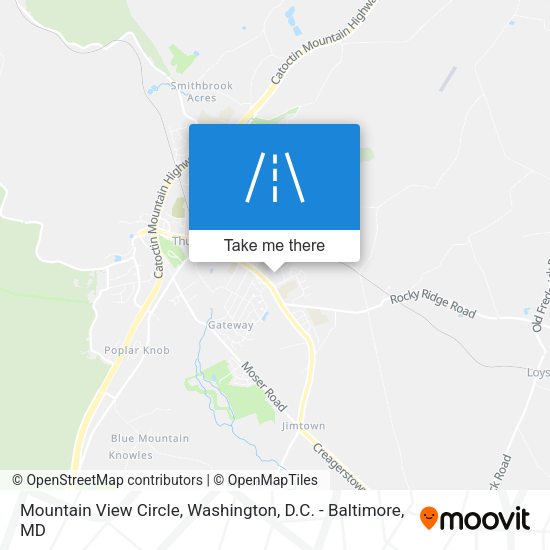 Mapa de Mountain View Circle