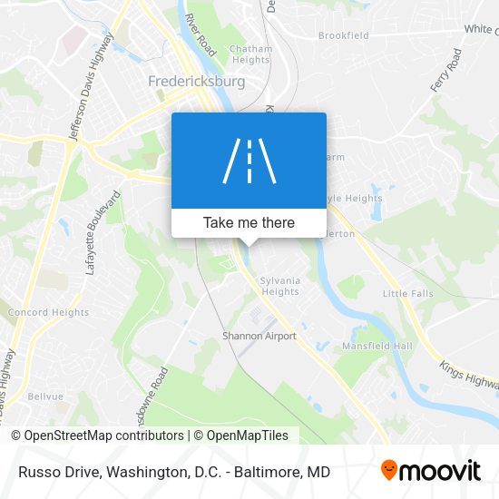 Russo Drive map